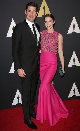 John Krasinski Emily Blunt Editorial Stock Photo - Stock Image