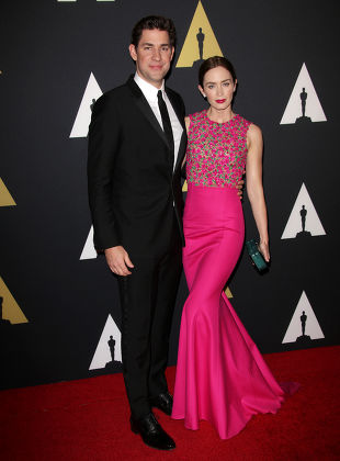 John Krasinski Emily Blunt Editorial Stock Photo - Stock Image