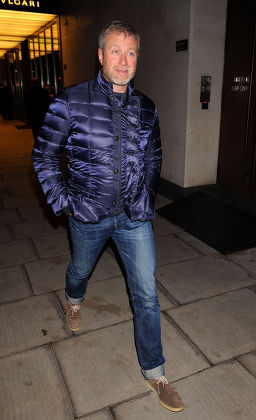 Roman Abramovich out and about, London, Britain - 17 Nov 2014