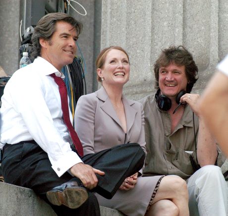 Pierce Brosnan Julianne Moore Film Director Editorial Stock Photo