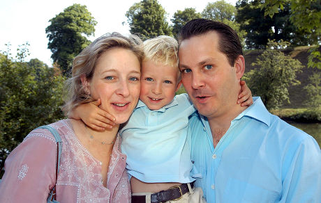 Princess Alexandra Husband Count Jefferson Son Redaktionelles Stockfoto