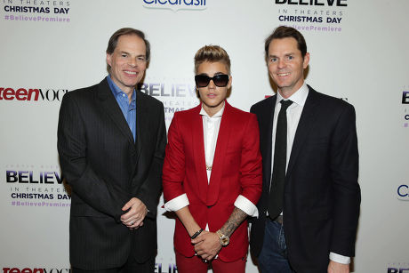 Tom Ortenberg Justin Bieber Jason Cassidy Editorial Stock Photo - Stock