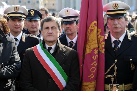 Former Rome Mayor Gianni Alemanno and former EUR CEO Riccardo Mancini accused of criminal association, Rome, Italy - 03 Dec 2014