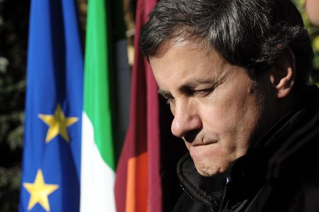 Former Rome Mayor Gianni Alemanno and former EUR CEO Riccardo Mancini accused of criminal association, Rome, Italy - 03 Dec 2014