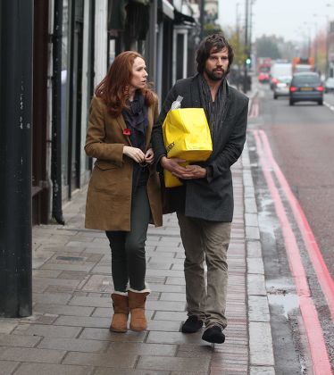 Catherine Tate and Jason Orange out and about in south west London, Britain - 14 Nov 2011
