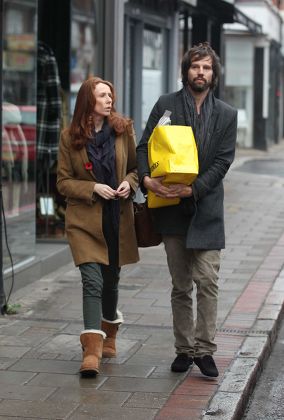 Catherine Tate and Jason Orange out and about in south west London, Britain - 14 Nov 2011