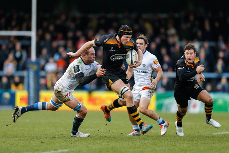 Wasps Lock Kearnan Myall Makes Break Editorial Stock Photo - Stock ...