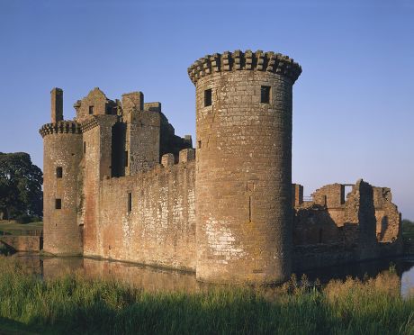 Caerlaverock Castle Glencaple Dumfries Galloway Scotland Editorial ...