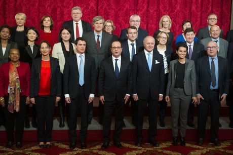 Weekly Cabinet meeting at Elysee Palace, Paris, France - 05 Jan 2015