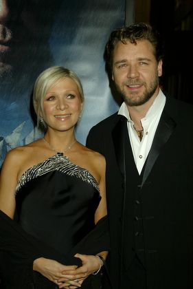 Russell Crowe Wife Danielle Spencer Editorial Stock Photo - Stock Image 