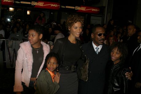 Eddie Murphy Wife Nicole Children Editorial Stock Photo - Stock Image
