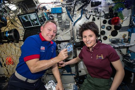 Life onboard the International Space Station - Dec 2014 Stock Pictures ...