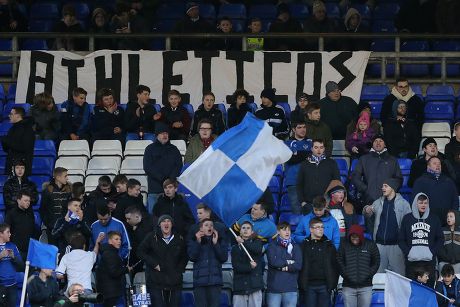 Oldham Athletic Fans Sing Waves Flags Editorial Stock Photo - Stock Image |  Shutterstock