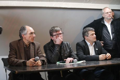 Press Conference to Present the New Charlie Hebdo Issue at the Offices of French Newspaper Liberation in Paris, France - 13 Jan 2015