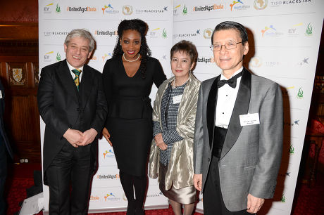 #UnitedAgstEbola Soiree at The State Rooms, House of Commons, London, Britain - 22 Jan 2015