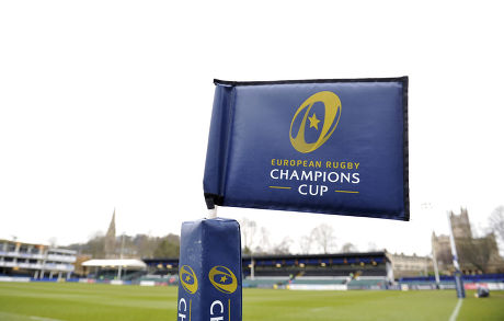 European Champions Cup Branding On Corner Editorial Stock Photo - Stock