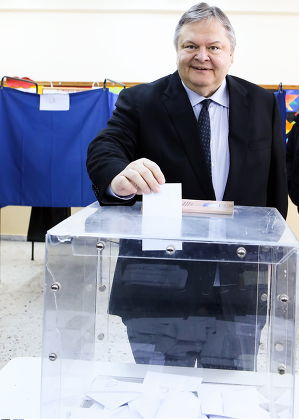 Greek elections, Greece - 25 Jan 2015