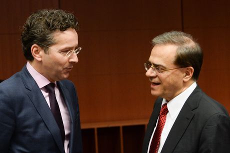 Meeting of Eurozone Finance Ministers, Brussels, Belgium - 26 Jan 2015