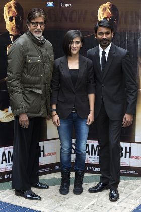 'Shamitabh' film press conference,  London, Britain - 27 Jan 2015