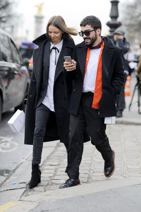 Street Style, Spring Summer 2015, Paris Fashion Week, France - 27 Jan 2015