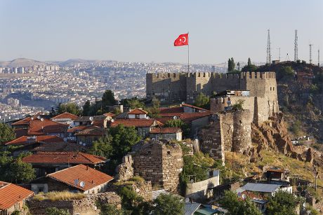 Ankara Kalesi Castle Ankara Central Anatolia Editorial Stock Photo ...