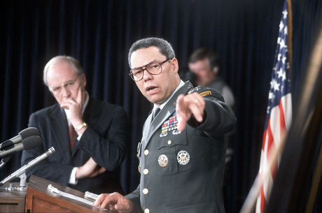 General Colin Powell Salutes Uniform Final Editorial Stock Photo ...