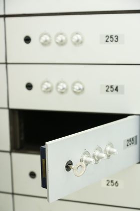 Bank Safety Deposit Box Open Door Editorial Stock Photo - Stock Image ...