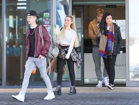 X Factor Finalists out and about in Sheffield, Britain - 06 Feb 2015