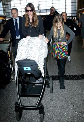 Christian Bale Sibi Blazic Emmeline Bale Editorial Stock Photo - Stock