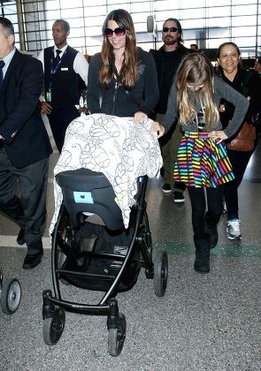 Christian Bale Sibi Blazic Emmeline Bale Editorial Stock Photo - Stock