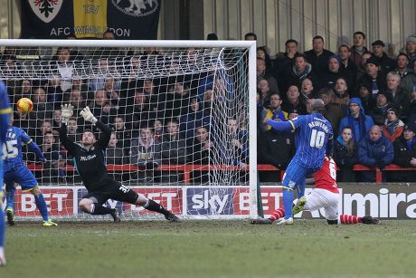 Adebayo Akinfenwa Makes His Penalty Miss Editorial Stock Photo - Stock ...