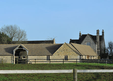 Aston Farm, Cherington, Gatcombe Estate, Britain - Feb 2015 Stock ...