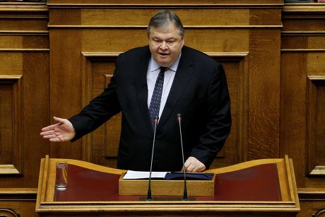 Greek government vote of confidence, Athens, Greece - 10 Feb 2015