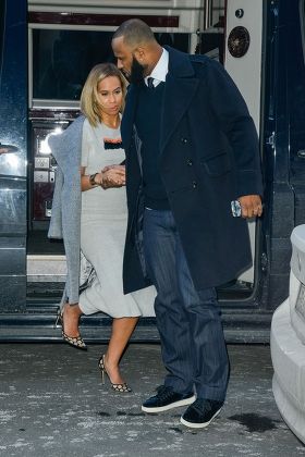 Amber and CC Sabathia out and about in Soho, New York, America - 13 Feb 2015