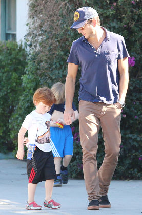 Will Arnett and family out and about in Los Angeles, America - 15 Feb 2015