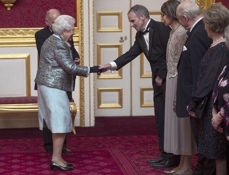 Queen Elizabeth Ii Meets Tesco Chief Editorial Stock Photo - Stock 