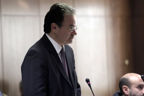 Former Greek Finance Minister stands trial over Lagarde List, Athens, Greece - 25 Feb 2015