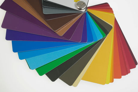 Color Swatches Color Selector Anodized Aluminum Editorial Stock Photo ...
