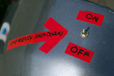 Emergency Shutoff Switch On Selfmade Racing Editorial Stock Photo ...