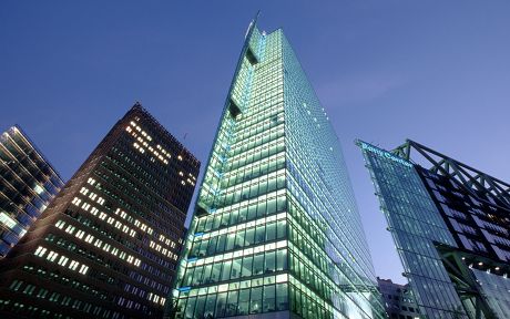 Skyscrapers On Potsdamer Platz Square Kollhoff Editorial Stock Photo