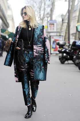 Street Style at Autumn Winter 2015, Paris Fashion Week, France - 05 Mar 2015