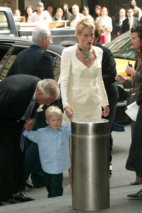 Sharon Stone Son Roan Joseph Bronstein Editorial Stock Photo - Stock