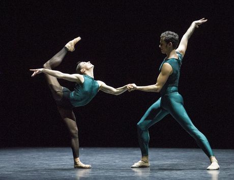 'In the Middle, Somewhat Elevated' choreographed by William Forsythe, performed by English National Ballet at Sadler's Wells Theatre, London, Britain - 10 Mar 2015