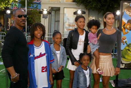 Eddie Murphy Wife Nicole Family Editorial Stock Photo - Stock Image