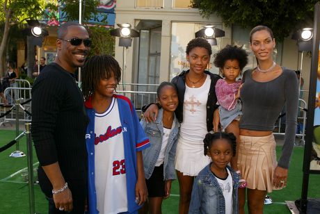 Eddie Murphy Wife Nicole Family Editorial Stock Photo - Stock Image ...