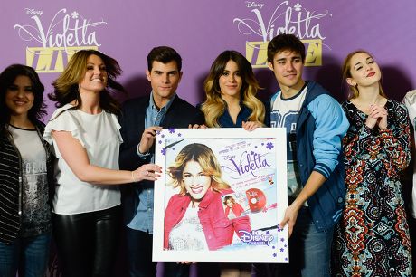 Violetta Live International Tour photocall, Brussels, Belgium - 12 Mar 2015