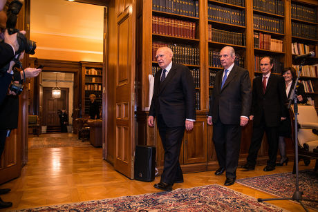 Inauguration ceremony of the new President of the Hellenic Republics, Athens, Greece - 13 Mar 2015