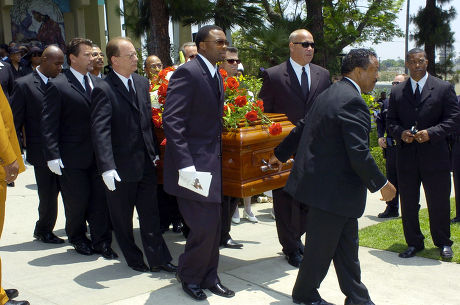 Pallbearers Bringing Out Coffin Ray Charles Editorial Stock Photo ...