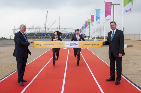 Great Newham London Run launch, London, Britain - 16 Mar 2015