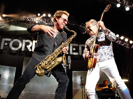 Foreigner in concert at Jiffy Lube Live, Bristow, Virginia, America - 20 Jun 2014